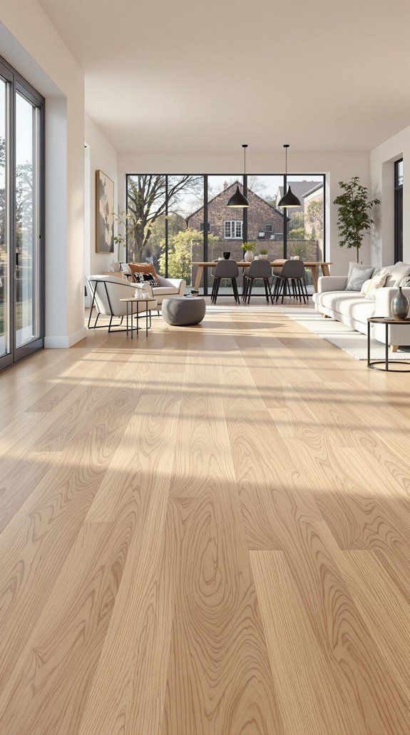 Parkett – helles Wohnzimmer mit Holzboden